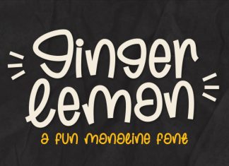 Ginger Lemon Font preview image 1
