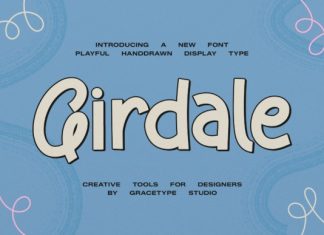 Girdale Font preview image 1