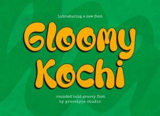 Gloomy Kochi Font preview image 1