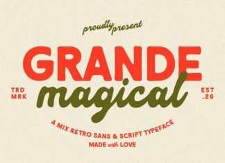 Grande Magical Font preview image 1