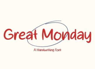 Great Monday Font preview image 1