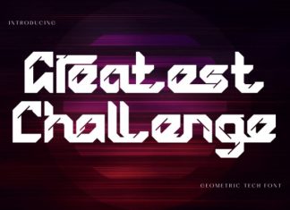 Greatest Challenge Font preview image 1
