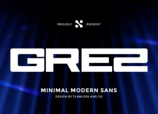 Grez Font preview image 1