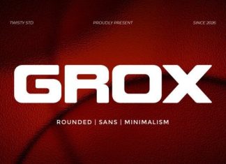 Grox Font preview image 1
