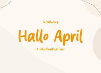 Hallo April Font preview image 1