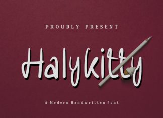 Halykitty Font preview image 1