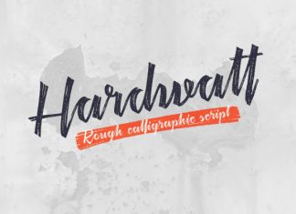 Hardwatt Script Font preview image 1