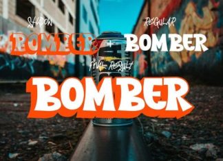 Heart Bomber Font Font preview image 3