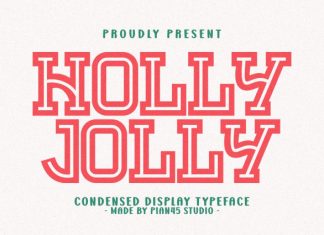 Holly Jolly Slab Font preview image 1