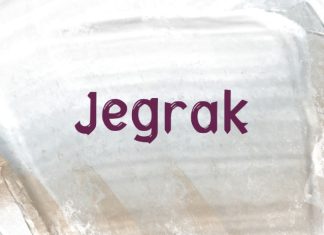 Jegrak Font preview image 1
