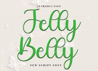 Jelly Belly Font preview image 1