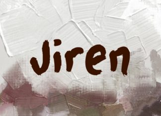 Jiren Font preview image 1