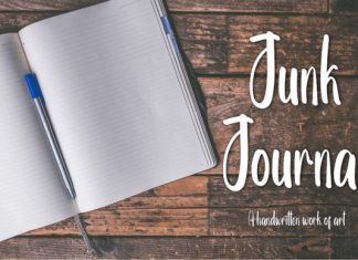 Junk Journal Script Font preview image 1