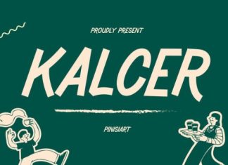 Kalcer Font preview image 1