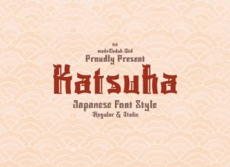 Katsuha Font preview image 1