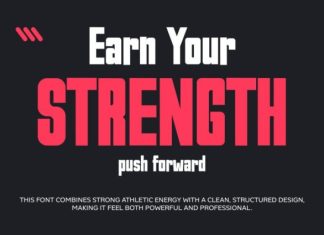 Kickoff Font preview image 2