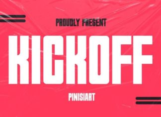 Kickoff Font preview image 1