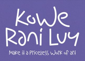 Kowe Rani Luy Font preview image 1