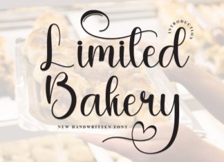 Limited Bakery Handwritten Font preview image 1