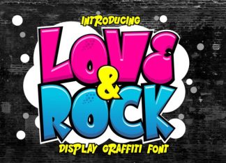 Love & Rock Font preview image 1