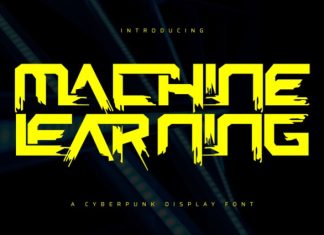 Machine Learning Font preview image 1
