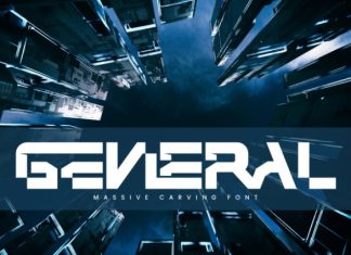 Massive Carving Font preview image 3