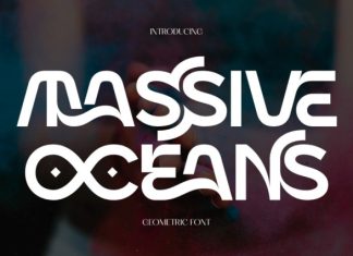 MASSIVE OCEANS FONT preview image 1