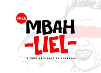 Mbah Liel Font preview image 1