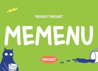 Memenu Font preview image 1