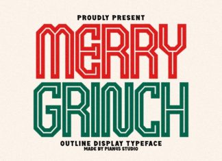 Merry Grinch Font preview image 1