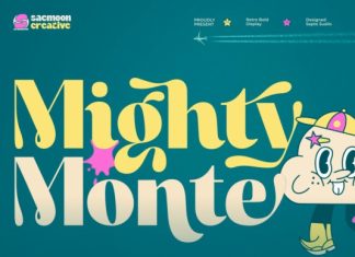 Mighty Monte Font preview image 1