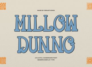 Millow Dunno Font preview image 1