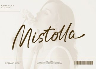 Mistolla Handwritten Font preview image 1