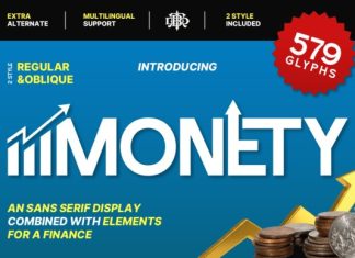 Monety Font preview image 1