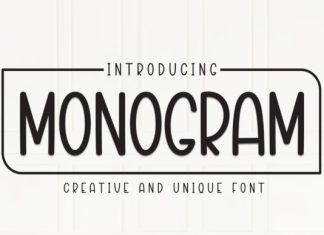 Monogram Sans Font preview image 1