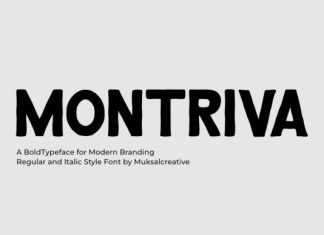 Montriva Font preview image 1