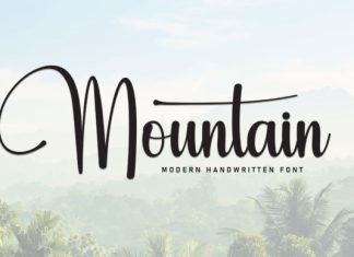 Mountain Handwritten Font preview image 1