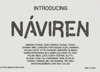 Naviren Font preview image 1