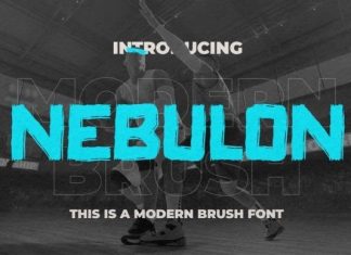 Nebulon Display Typeface preview image 1