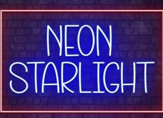 Neon Starlight Font preview image 1