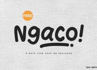 Ngaco Font preview image 1