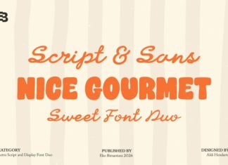 Nice Gourmet Script Font preview image 1