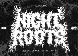 Night Roots Font preview image 1