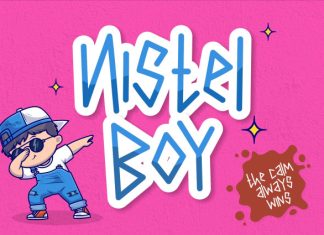 Nistel Boy Handwritten Font preview image 1