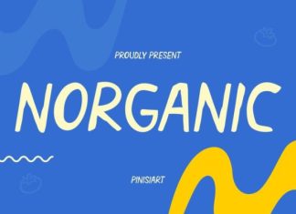 Norganic Font preview image 1