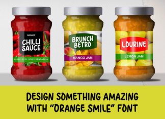Orange Smile Font preview image 3