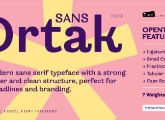 Ortak Sans Font preview image 1