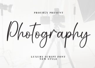 Photography Handwritten Font preview image 1