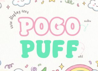 Pogo Puff Font preview image 1