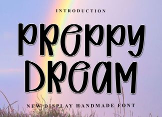 Preppy Dream Font preview image 1